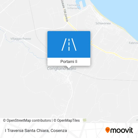 Mappa I Traversa Santa Chiara