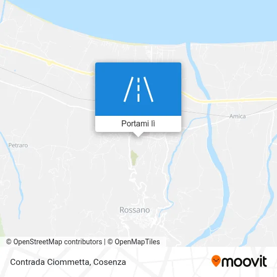 Mappa Contrada Ciommetta