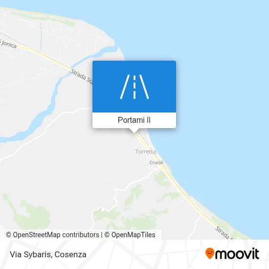 Mappa Via Sybaris