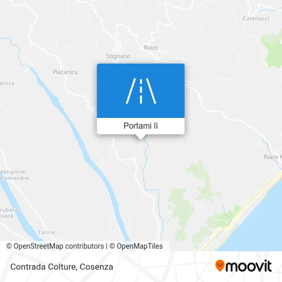 Mappa Contrada Colture