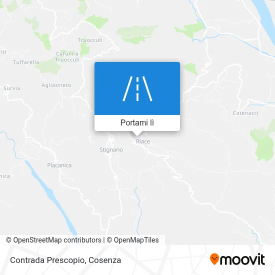 Mappa Contrada Prescopio