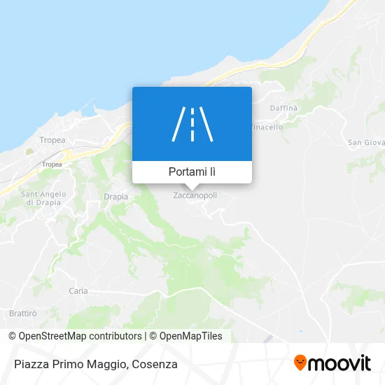 Mappa Piazza Primo Maggio