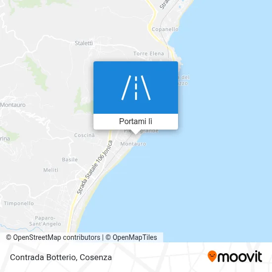 Mappa Contrada Botterio