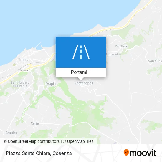 Mappa Piazza Santa Chiara