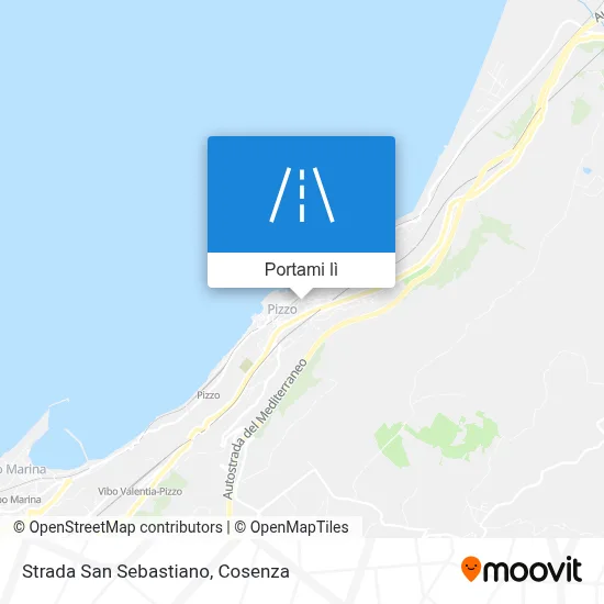 Mappa Strada San Sebastiano
