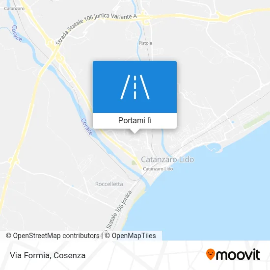 Mappa Via Formia