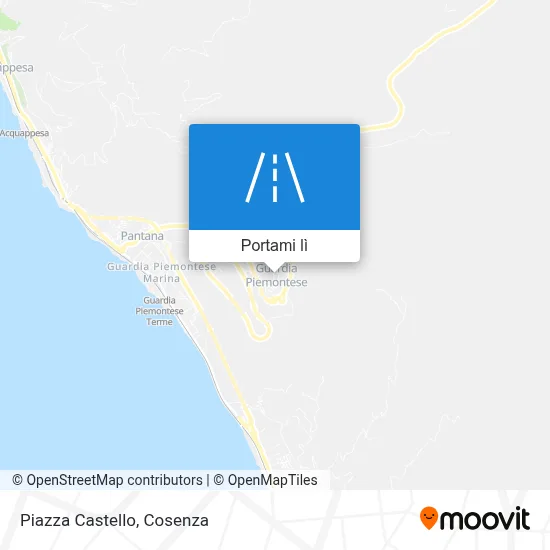 Mappa Piazza Castello
