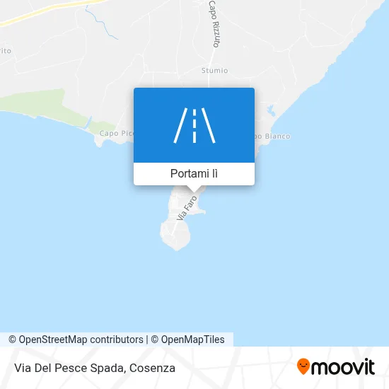 Mappa Via Del Pesce Spada