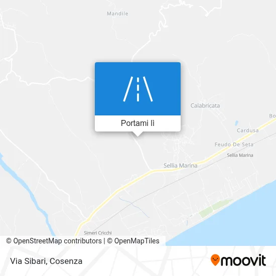 Mappa Via Sibari