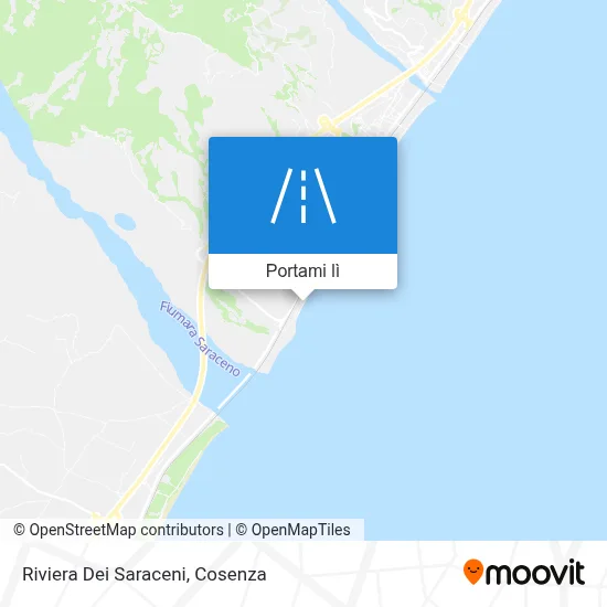 Mappa Riviera Dei Saraceni