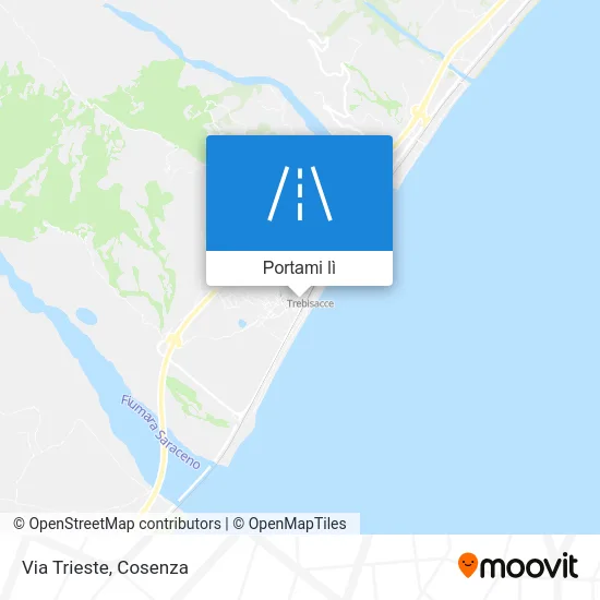 Mappa Via Trieste