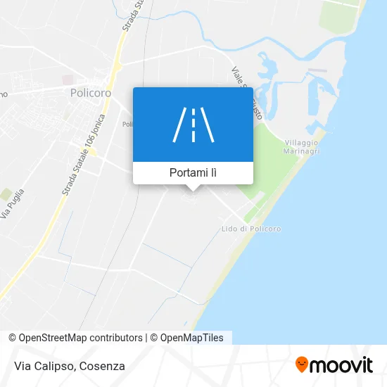 Mappa Via Calipso