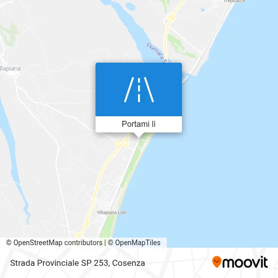 Mappa Strada Provinciale SP 253