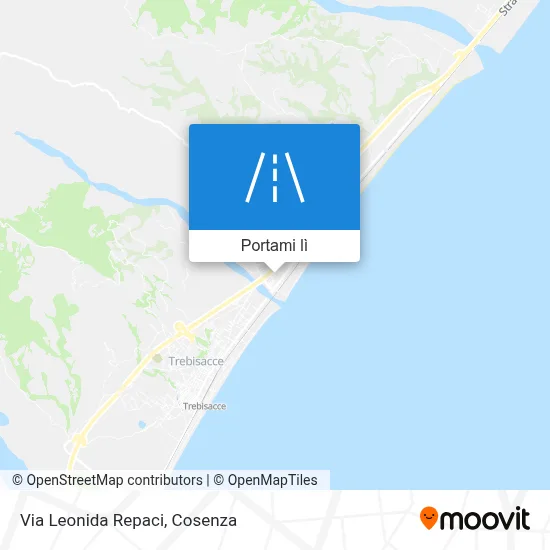 Mappa Via Leonida Repaci