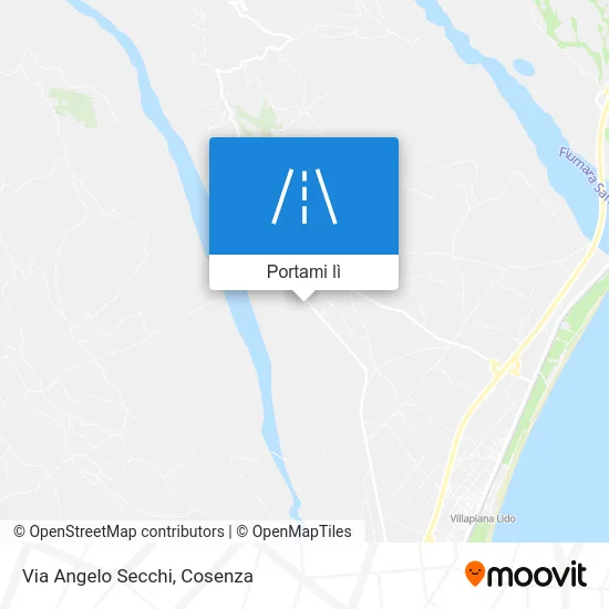 Mappa Via Angelo Secchi