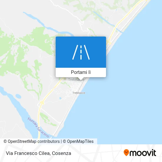 Mappa Via Francesco Cilea