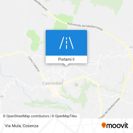 Mappa Via Mula