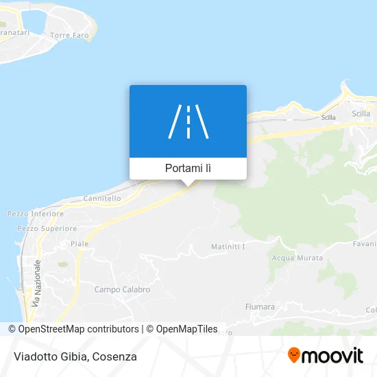 Mappa Viadotto Gibia