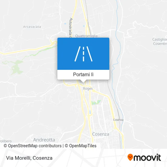 Mappa Via Morelli