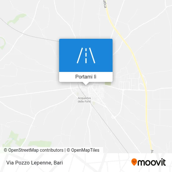 Mappa Via Pozzo Lepenne