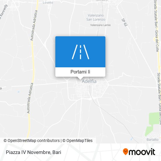 Mappa Piazza IV Novembre