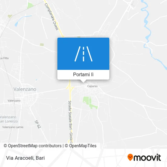 Mappa Via Aracoeli