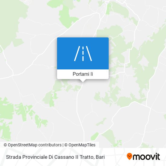 Mappa Strada Provinciale Di Cassano II Tratto