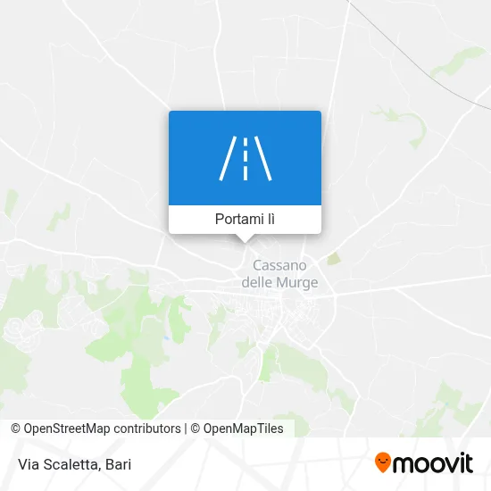 Mappa Via Scaletta