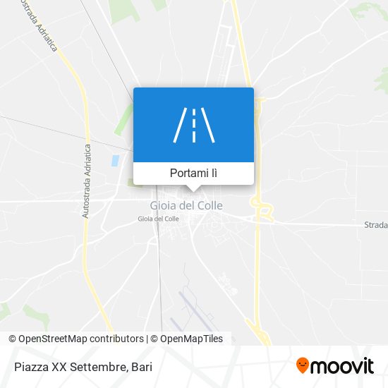 Mappa Piazza XX Settembre