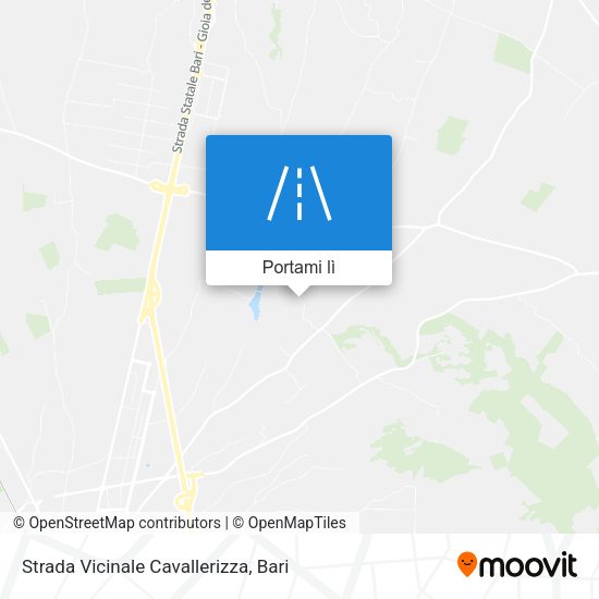 Mappa Strada Vicinale Cavallerizza