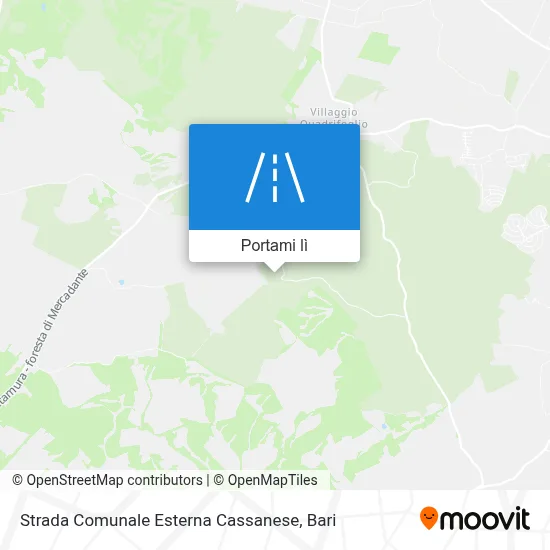 Mappa Strada Comunale Esterna Cassanese