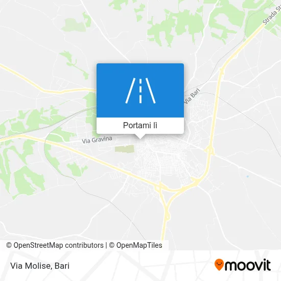 Mappa Via Molise