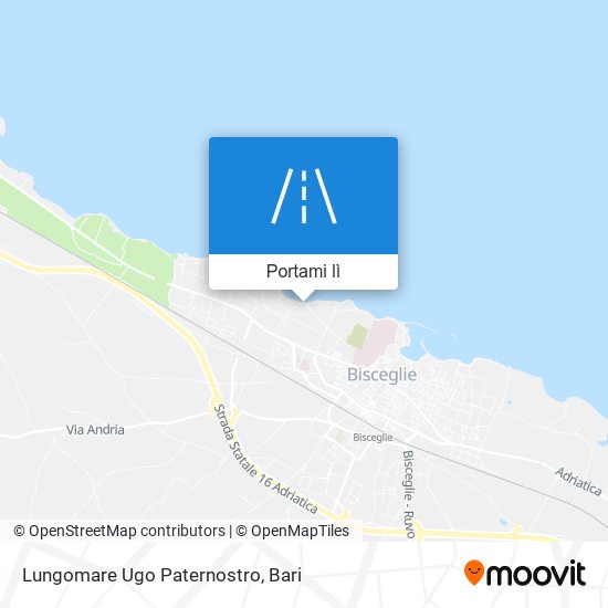 Mappa Lungomare Ugo Paternostro