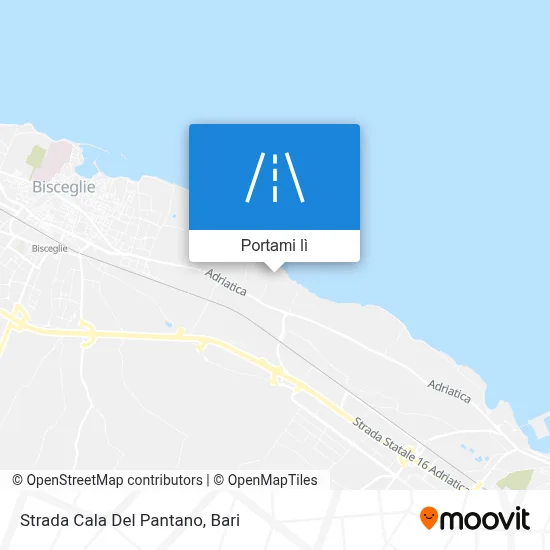 Mappa Strada Cala Del Pantano