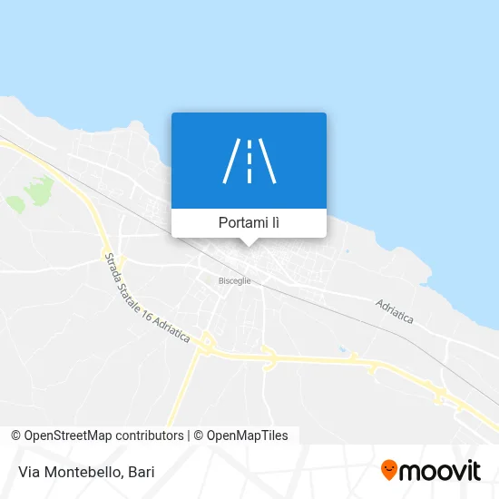 Mappa Via Montebello
