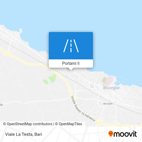 Mappa Viale La Testa
