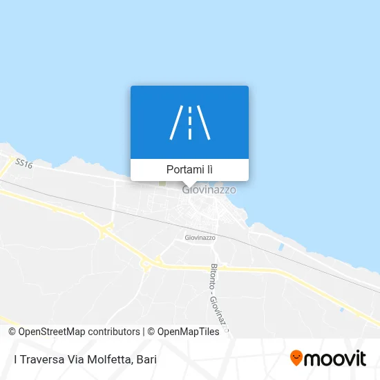 Mappa I Traversa Via Molfetta