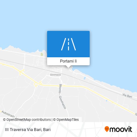 Mappa III Traversa Via Bari