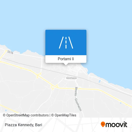 Mappa Piazza Kennedy