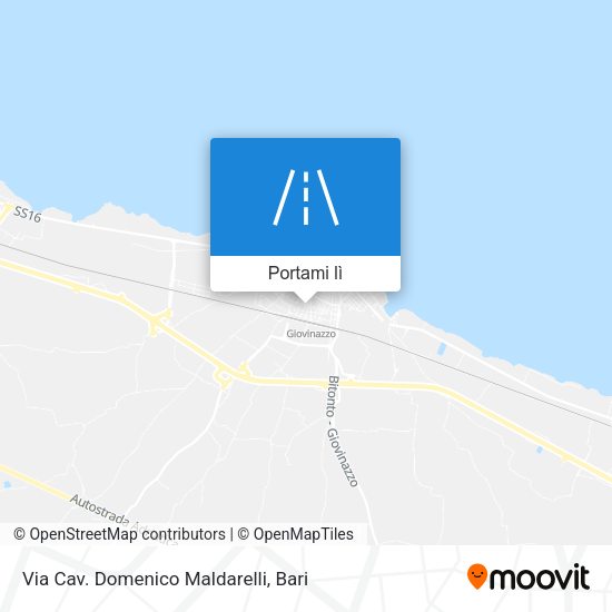 Mappa Via Cav. Domenico Maldarelli