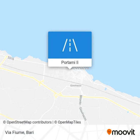 Mappa Via Fiume