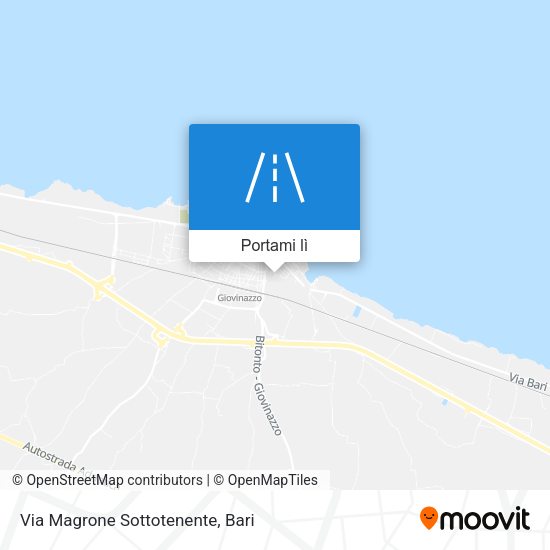 Mappa Via Magrone Sottotenente
