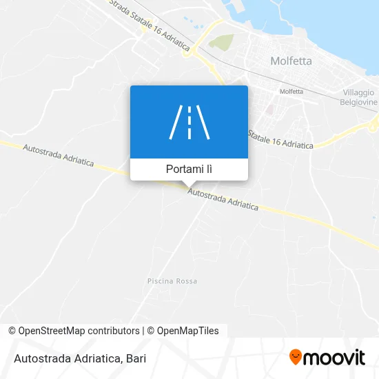 Mappa Autostrada Adriatica