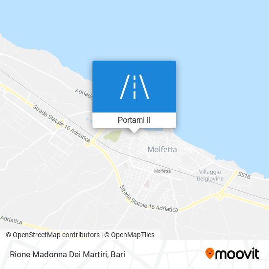 Mappa Rione Madonna Dei Martiri