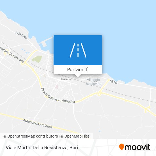 Mappa Viale Martiri Della Resistenza