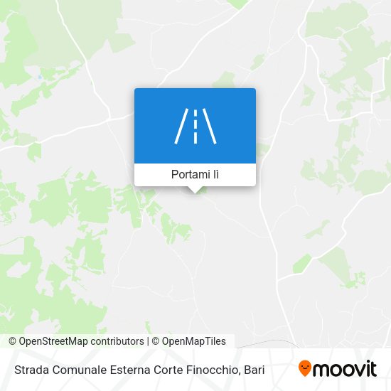 Mappa Strada Comunale Esterna Corte Finocchio