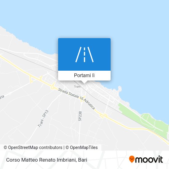 Mappa Corso Matteo Renato Imbriani