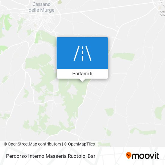 Mappa Percorso Interno Masseria Ruotolo