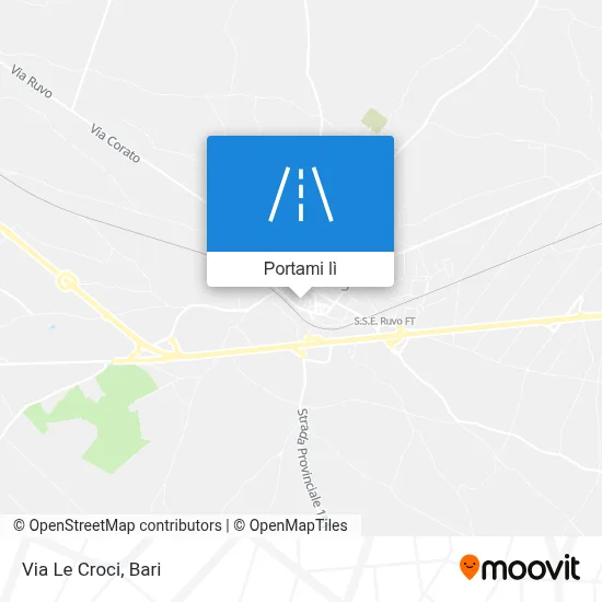 Mappa Via Le Croci