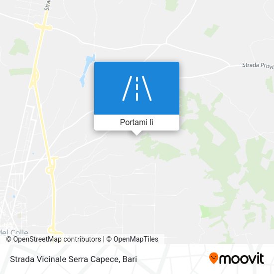 Mappa Strada Vicinale Serra Capece